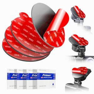 3M Adhesive Pads for Dash Cam Mounts - 4-Pack