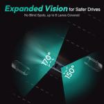 BOTSLAB 4K Dual Dash Cam with Night Vision