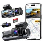 Nanoby 4K Triple Channel Dash Cam with Wifi