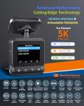 Sarmert C1 5K Dash Cam with GPS & WiFi