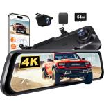 WOLFBOX G850 Pro 4K Mirror Dash Cam