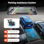 10" Touch Screen Mirror Dash Cam with 32GB Card