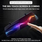 10'' 1080P Mirror Dash Cam with Touch Screen