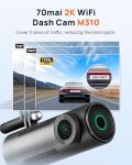 70mai M310 Dash Cam with WiFi and Night Vision