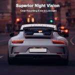 Kymvibt 4K Dual Dash Cam with Night Vision