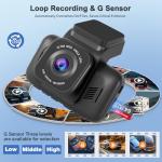 Kymvibt 4K Dual Dash Cam with Night Vision