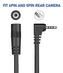 YQMAJIM 6FT 2.5mm Dash Cam Extension Cable