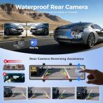 12" 4-Channel Touch Screen Mirror Dash Cam