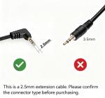 YQMAJIM 6FT 2.5mm Dash Cam Extension Cable