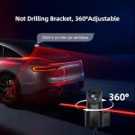 2025 12" 4-Channel Mirror Dash Cam with GPS