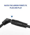 YQMAJIM 6FT 2.5mm Dash Cam Extension Cable