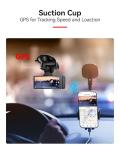 REDTIGER F7N Dash Cam Suction Mount with GPS