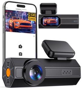 VEEMENT 2.5K WiFi Dash Cam with Night Vision