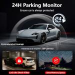 4K Dual Dash Cam with Night Vision and WiFi