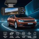 1080P Dual Lens Dash Cam with Night Vision