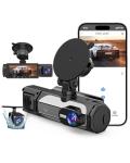 1080P Front and Rear Dash Cam with WiFi
