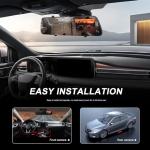 4-Inch 1080P Front and Rear Mirror Dash Cam