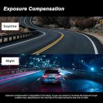 4-Inch 1080P Front and Rear Mirror Dash Cam