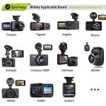 Sportway S80 Dash Cam Mirror Mount with Joints