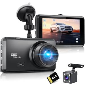 Miden S7 4K Dual Dash Cam with SD Card