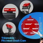 Windshield Dash Cam Sticky Adhesive Pads, 4-Pack