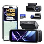 Pelsee P1 Pro 4K Dual Dash Cam with Night Vision