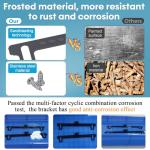 Adjustable No-Drill License Plate Camera Mount