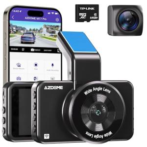 AZDOME 4K Dual Dash Cam Front and Rear