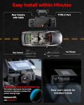 IIWEY N6 360° 4-Channel Dash Cam with App