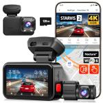 REDTIGER 4K Dual Dash Cam with Night Clarity