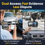 Befumly 4K Dual Dash Camera for Trucks