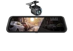 10'' Touch Screen Rear View Mirror Dash Cam