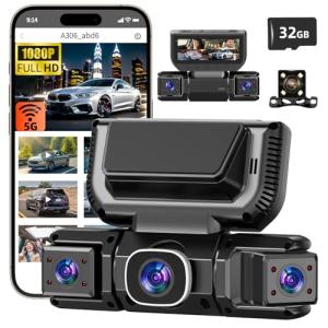 360° 4 Channel Dash Cam with Night Vision