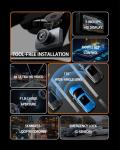 4K Dash Cam with Front & Rear Recording
