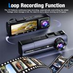 3 Channel 4K Dash Cam with WiFi & App Control