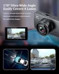 4K Dash Cam with Front & Rear Recording