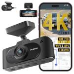 Pernis 4K Front and Rear Dash Cam with GPS