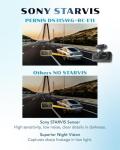Pernis 4K Front and Rear Dash Cam with GPS