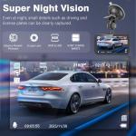 Miden S9 Dual 4K Dash Cam with SD Card
