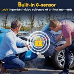 4K+1080P Dual Dash Cam with WiFi Access