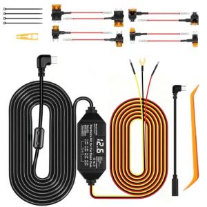 USB C Dash Cam Hardwire Kit with Voltage Display