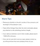 10FT 4Pin Backup Camera Extension Cable