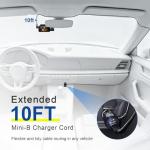 Anina Mini Dash Cam Right Angle Power Cable 10FT