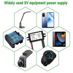 2-Pack DC to USB Converter Adapter for Dash Cameras