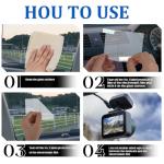 4 Pack Electrostatic Stickers for Dash Cameras