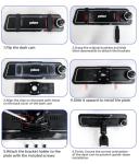 Pelsee 10" Mirror Dash Cam Mounting Bracket