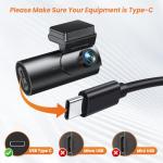 Hardwire Kit for Dash Cameras, Type C USB