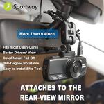 Sportway S80 Dash Cam Mirror Mount Holder