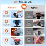 6-Pack 56mm Heat Resistant Dash Cam Adhesive Pads