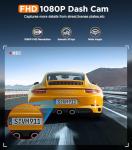 Tecival WiFi Dash Cam 1080P with Night Vision